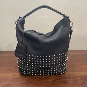 Burberry Susanna Studded Hobo Bag